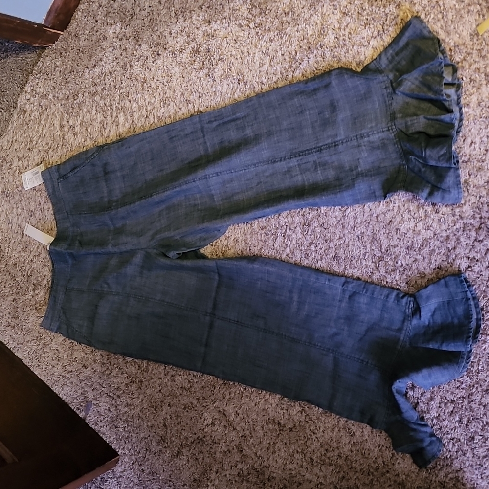 Trina Turn Chambray Ruffled Jeans - Picture 3 of 5
